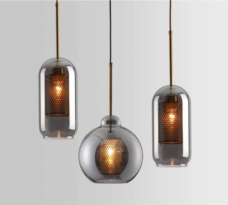 Elegant Honeycomb Bulb Pendant Lights - Image 10