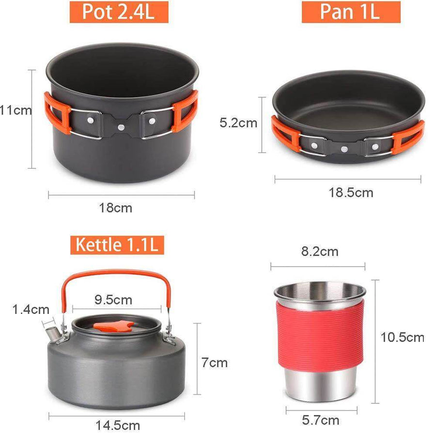 Spider X Camping Stove Set with Cookware - Image 2