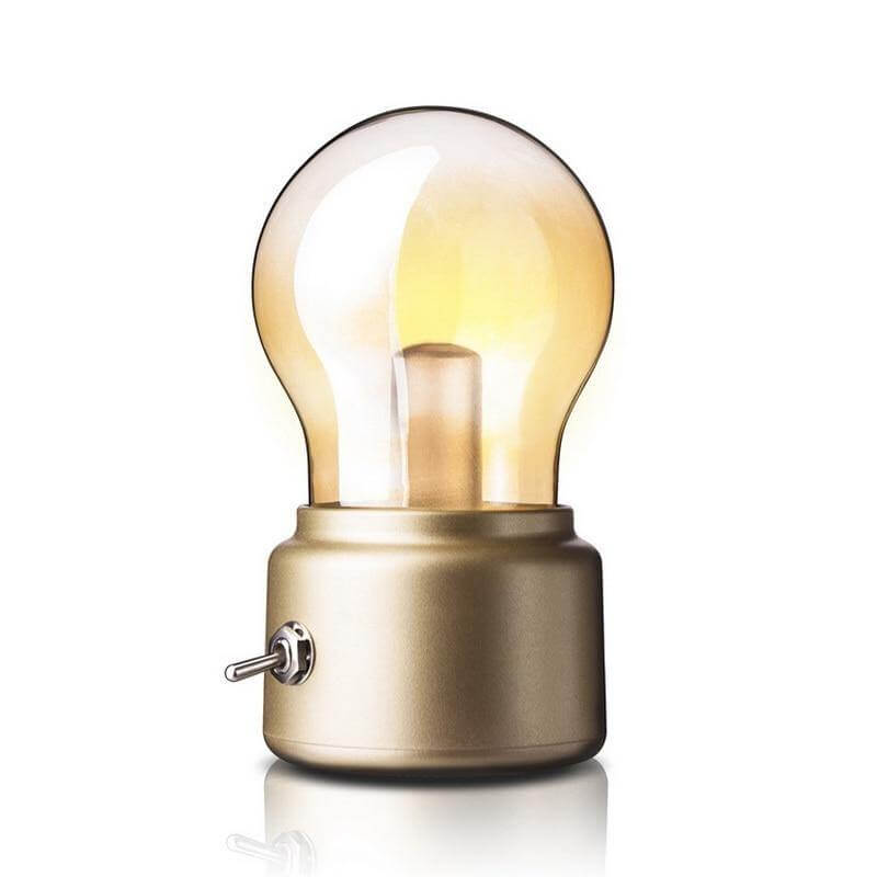 Vintage Bulb Table Light - Image 1