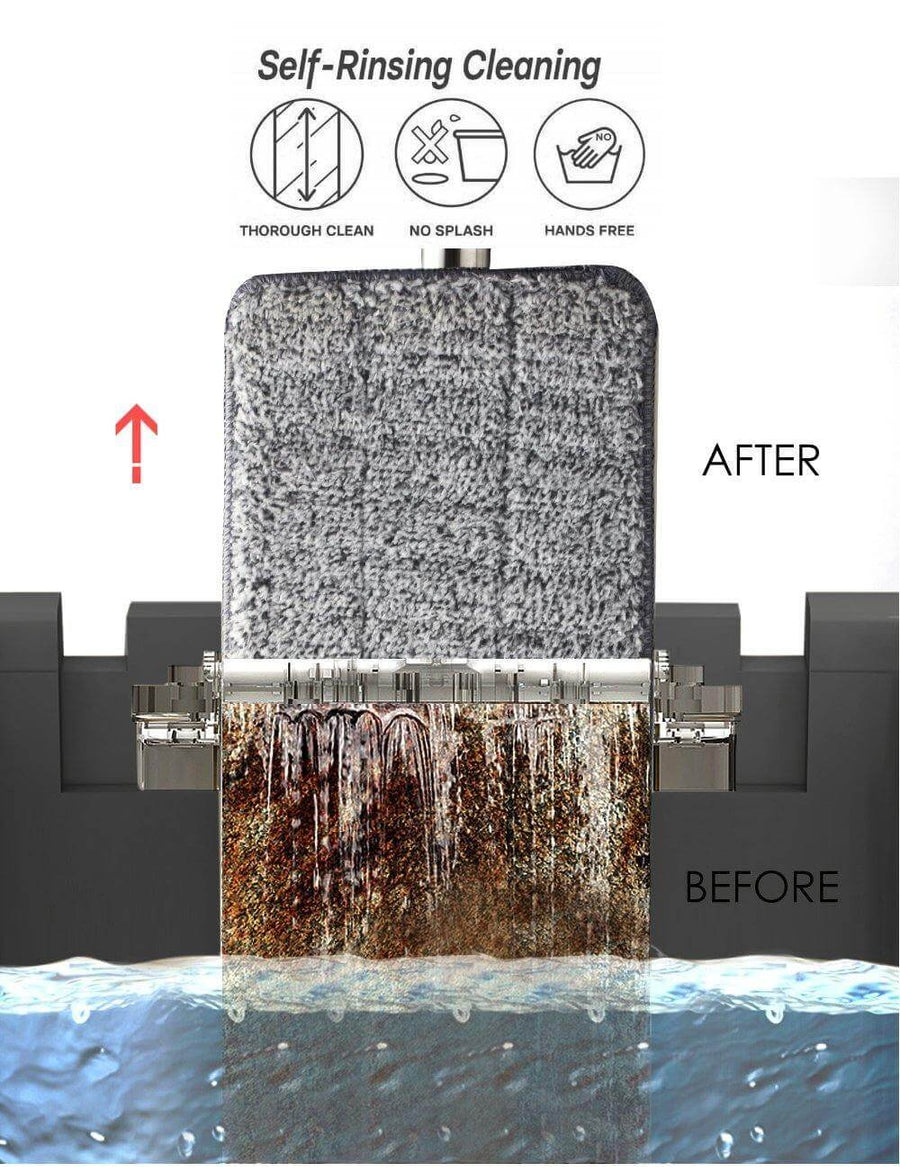Flat Reusable Microfiber Washable Mop - Image 11