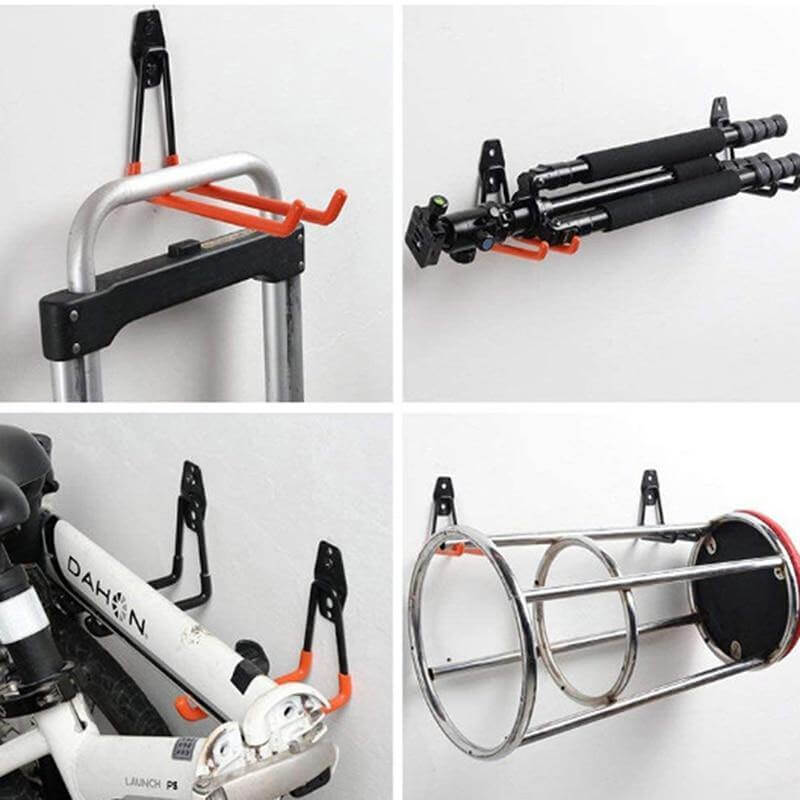 Heavy Duty Wall Mount Metal Bicycle Hanger - Image 1