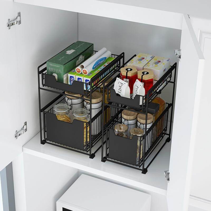 Iron Under Sink Organizer Storage Rack - Image 7