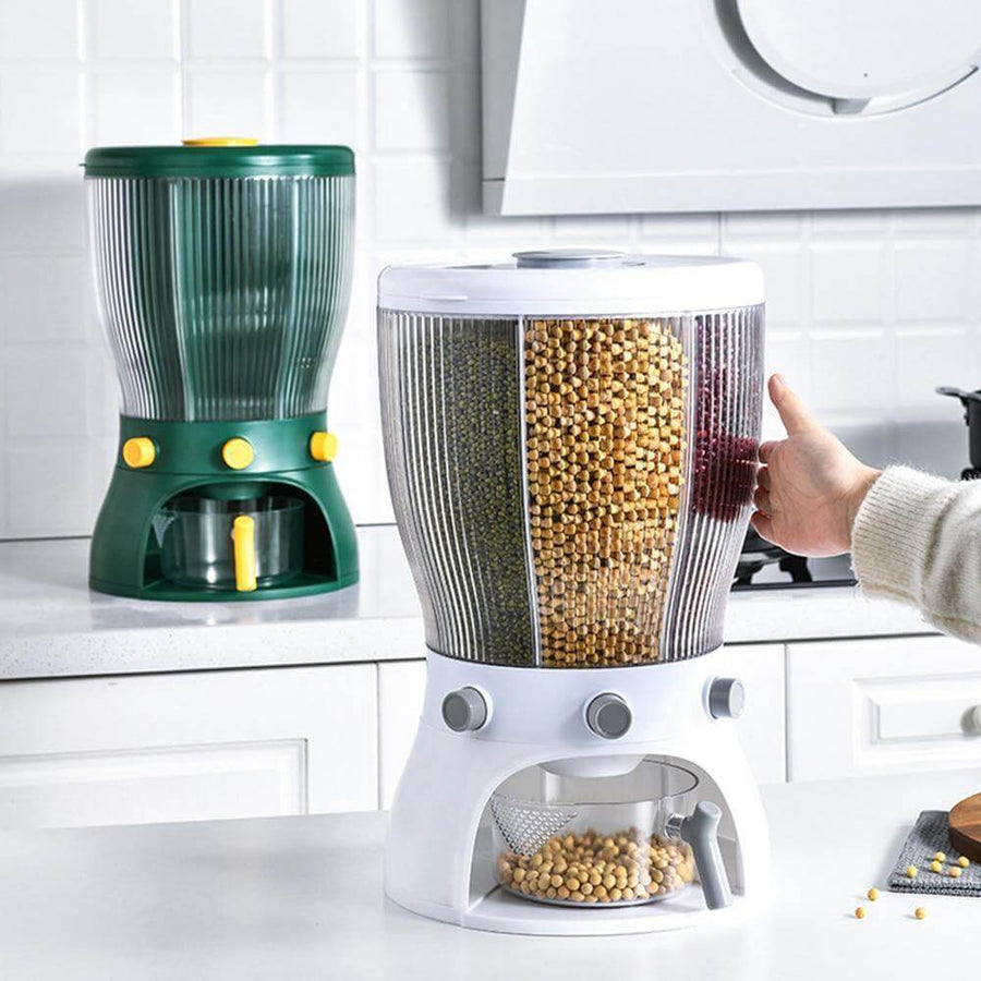 Rotatable Multifunctional Grain Storage Organizer - Image 8