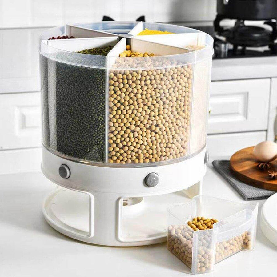 Rotatable Multifunctional Grain Storage Organizer - Image 9