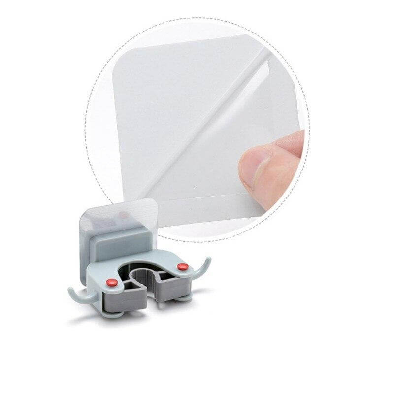 No-Drill Wall Mounted Mop/Broom Hanger - Image 5