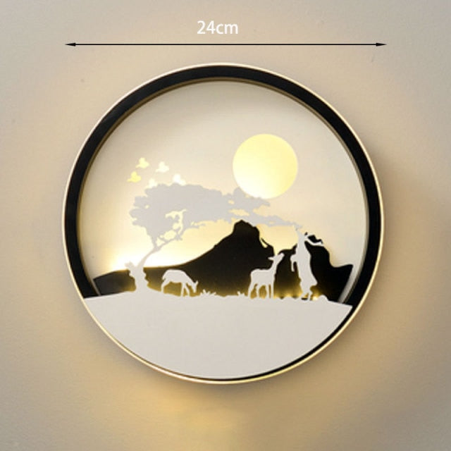 Decorative Modern Art Wall Led Lamp - Image 3