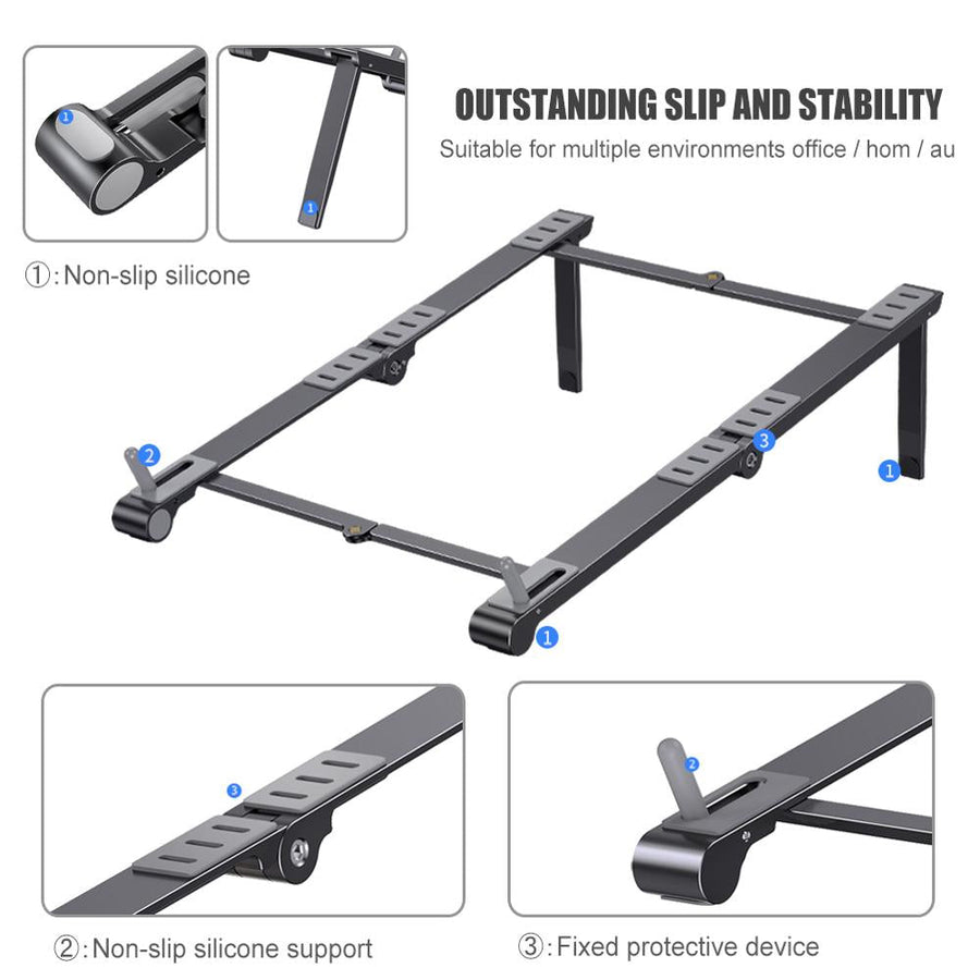 Adjustable Folding Notebook Phone Holder Stand - Image 5