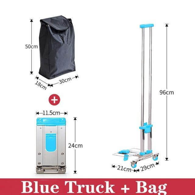 Portable Foldable Push Hand Cart - Image 21