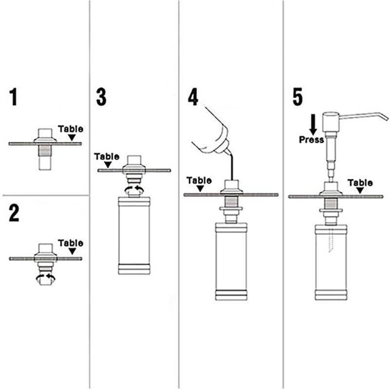 Sink Mounted Soap Dispenser - Image 8