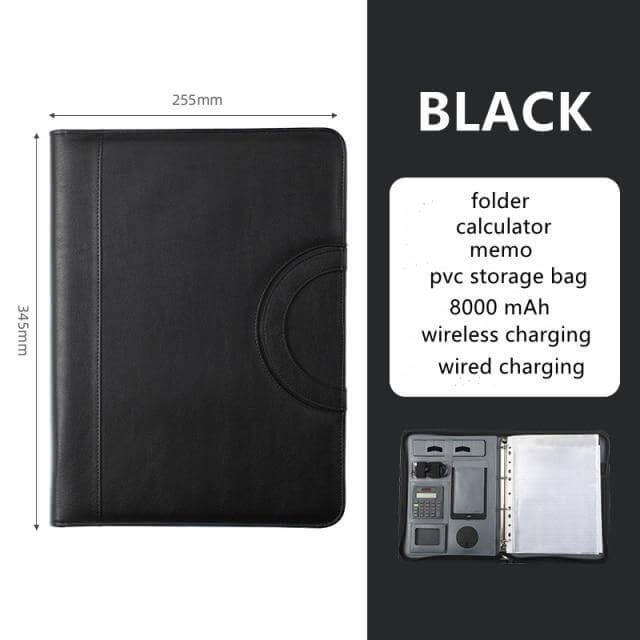 Leather Multifunctional PowerBank Notebook - Image 5