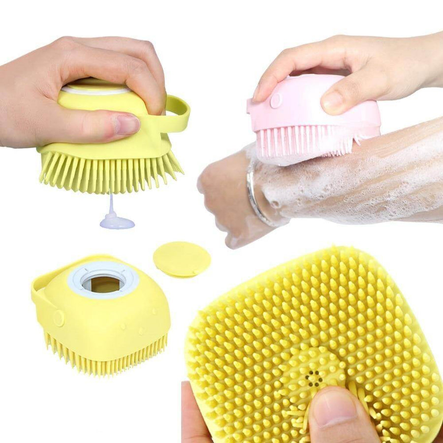 Bathing Brush Shampoo Dispenser - Image 1