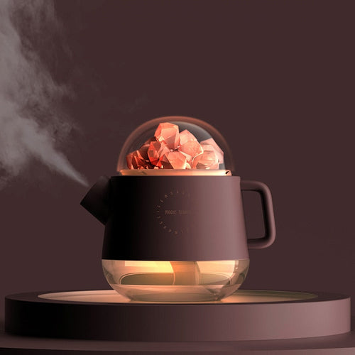 Elegant Teapot Humidifier Night Lamp - Image 0