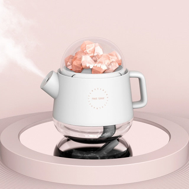 Elegant Teapot Humidifier Night Lamp - Image 6