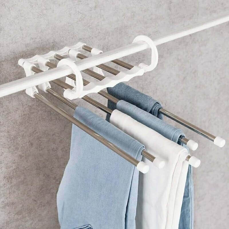 5in1 Adjustable Closet Organizer Trouser Hanger - Image 5