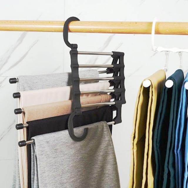 5in1 Adjustable Closet Organizer Trouser Hanger - Image 11