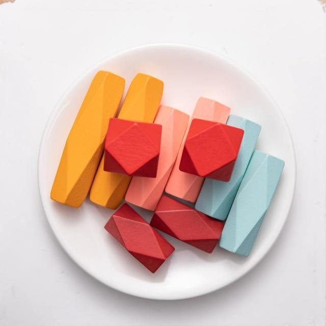 Colorful Wooden Stone Kids Intelligent Stacking Game - Image 17