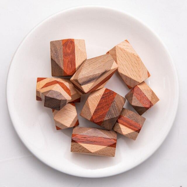 Colorful Wooden Stone Kids Intelligent Stacking Game - Image 22