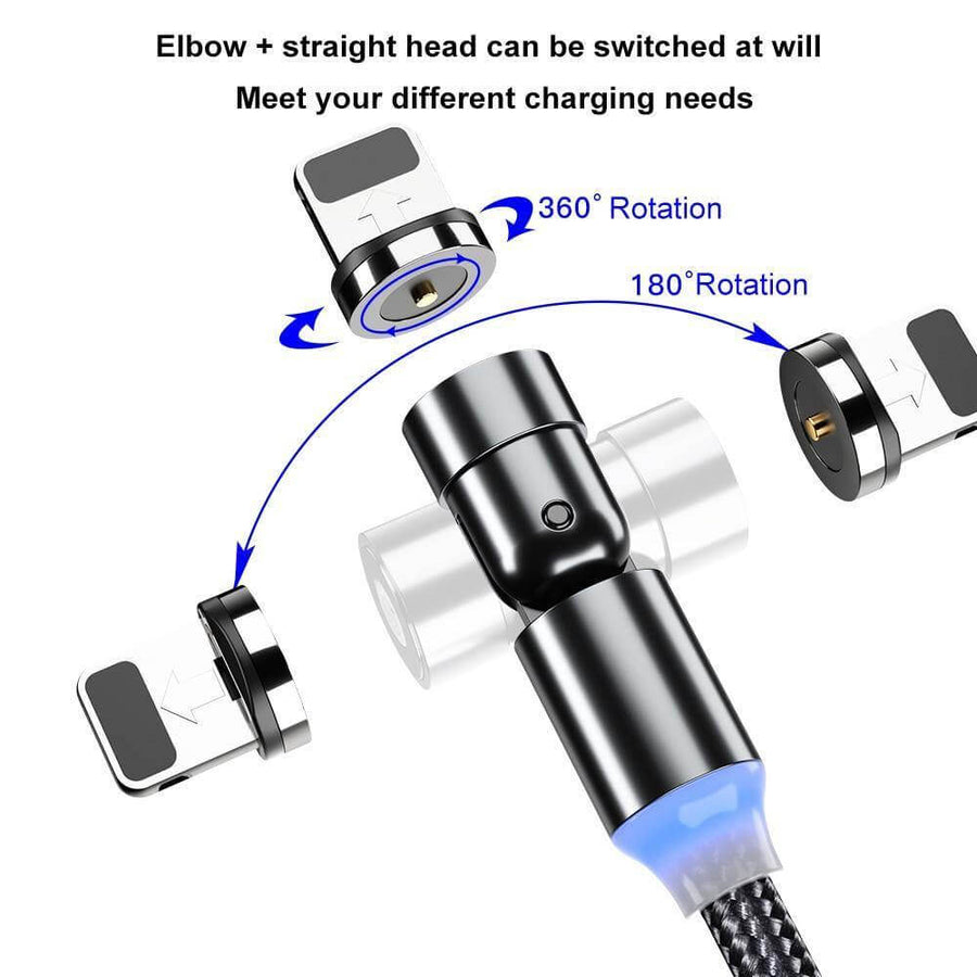 Rotatable Fast Charging Magnetic Cable - Image 1