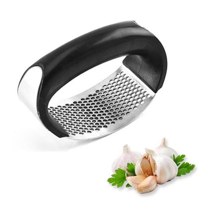 Stainless Steel Manual Garlic Press Tool - Image 3
