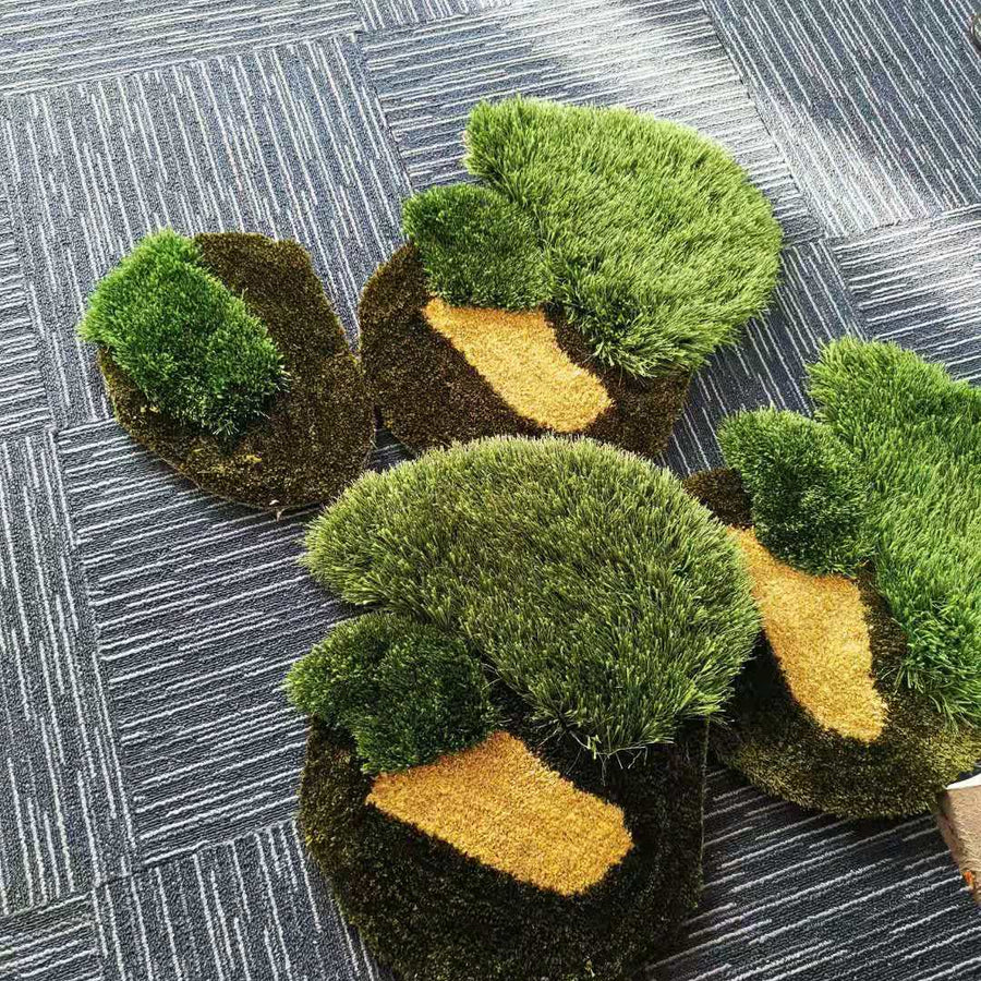 Handmade Forest Grass Area Rug - Image 1