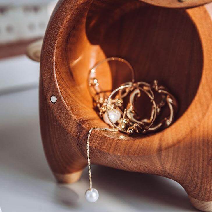 Nordic Creative Wooden Decorative Jewelry Box - Image 3