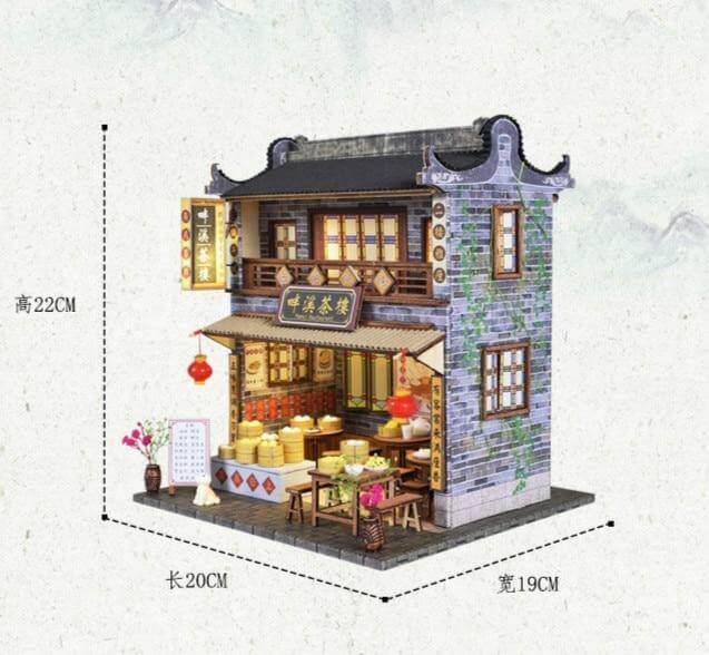 DIY Unique Wooden Style Oriental Hand-assembled House - Image 1