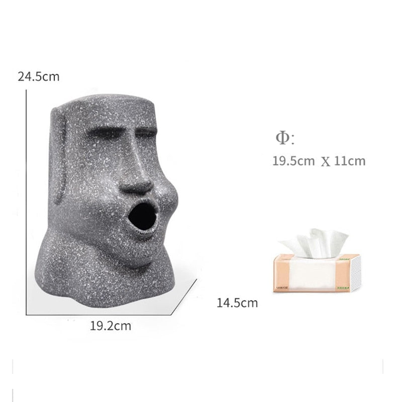 Stone Statue Tissue Box - Image 7