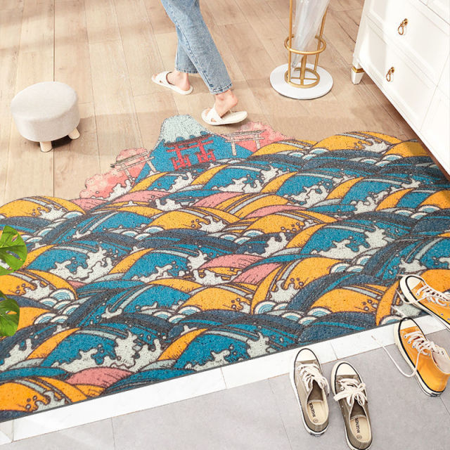 Wavy Creative Home Entrance Carpet - Image 1