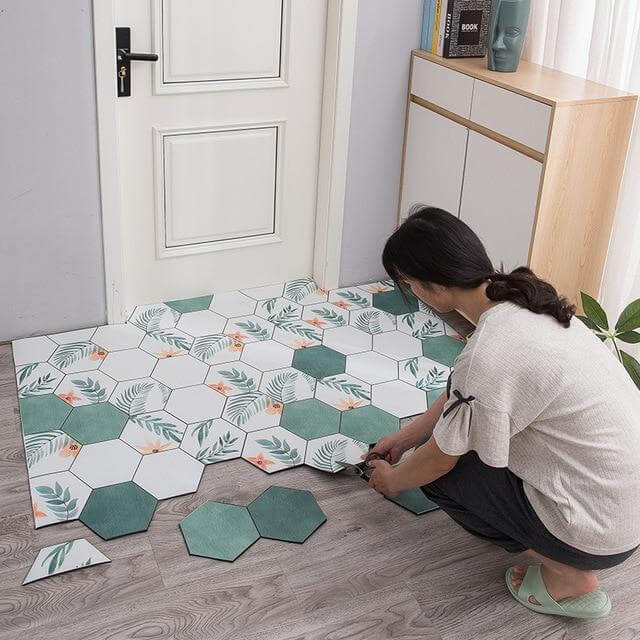 Non-Slip Dust Proof Nordic Style Hexagon Door Mat - Image 5