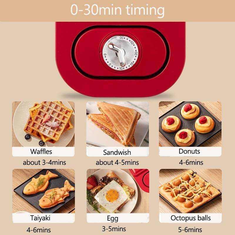 Multifunctional Breakfast Waffle Maker - Image 2