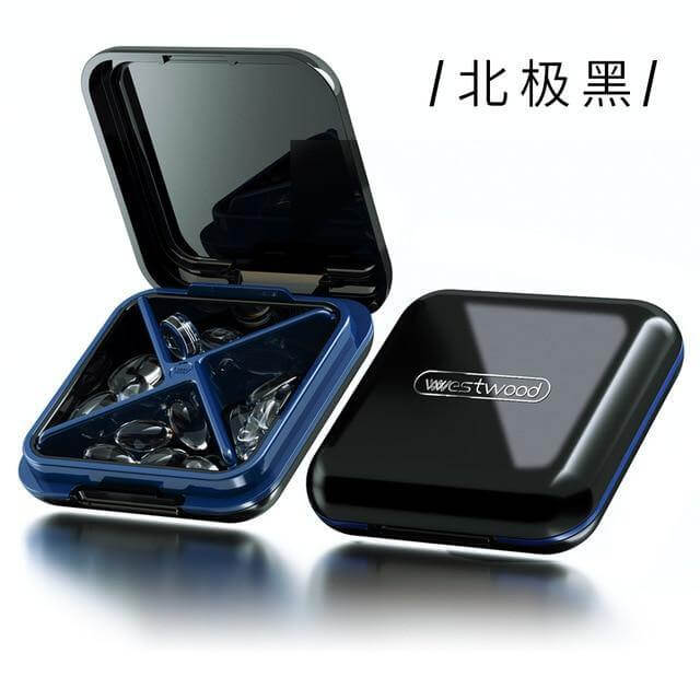 4-Grid Capsule Pill Box Travel Organizer - Image 9