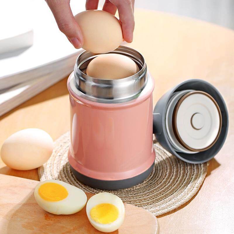 Thermal Double Stainless Steel Lunch Mug Thermos - Image 7