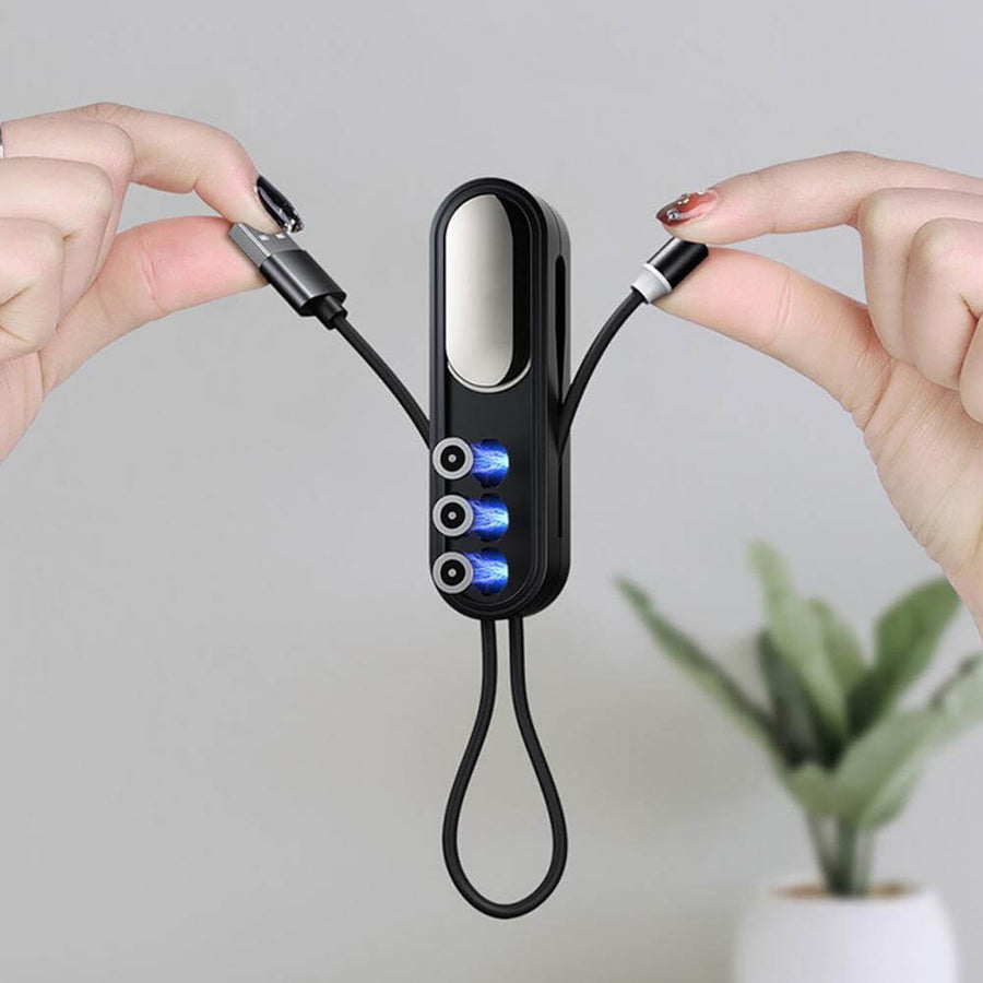 3in1 Magnetic Portable Universal Travel Phone Charger - Image 0
