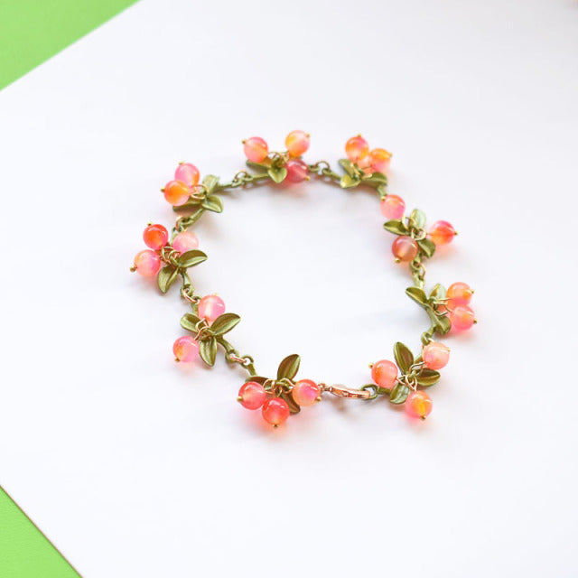 Retro Orchid Flower Bracelet - Image 16
