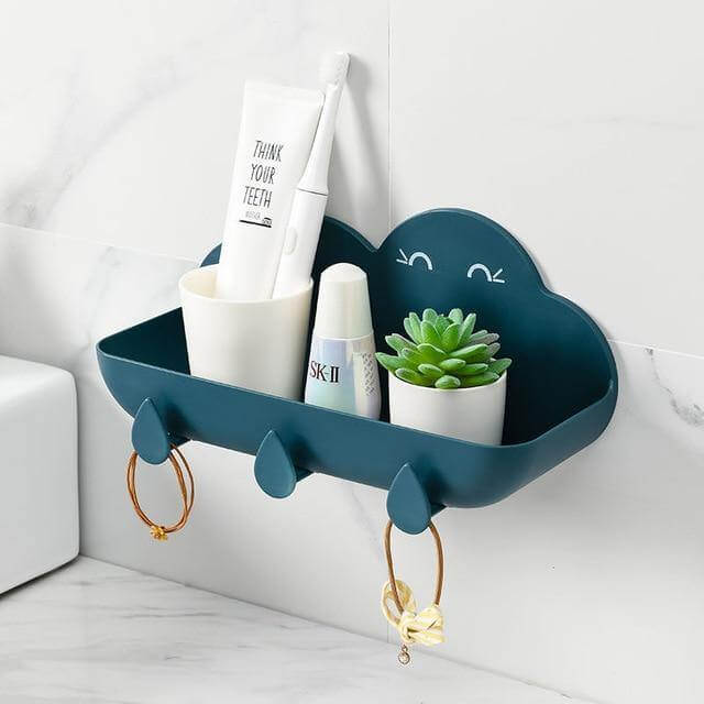 Cloud Cosmetic Bathroom Punch-Free Storage Organizer - Image 9