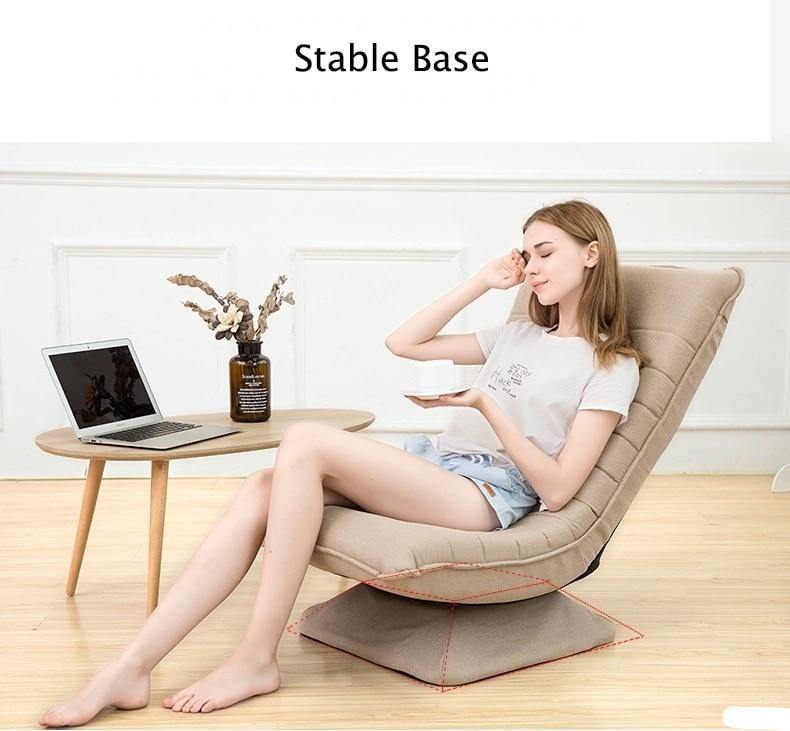 Rotatable Recliner Lazy Rocking Chair - Image 1