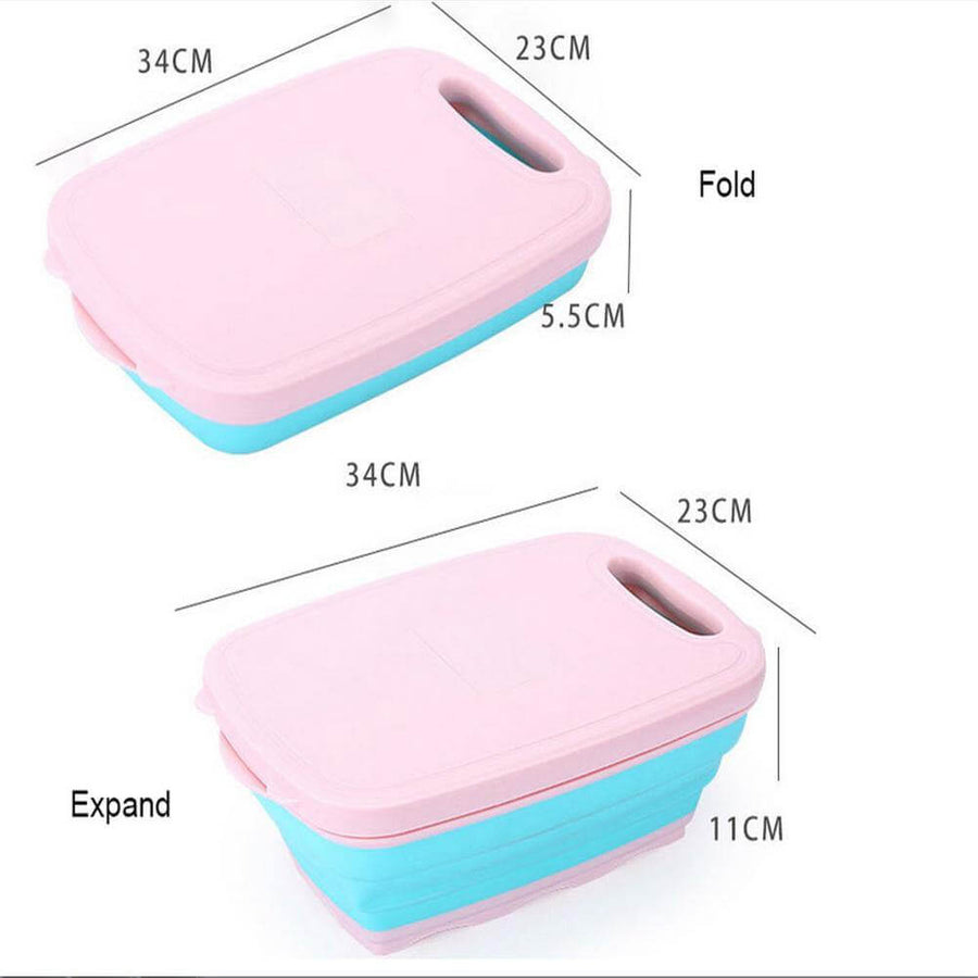 Multi-Functional Drain Basket & Chopping Board - Image 1