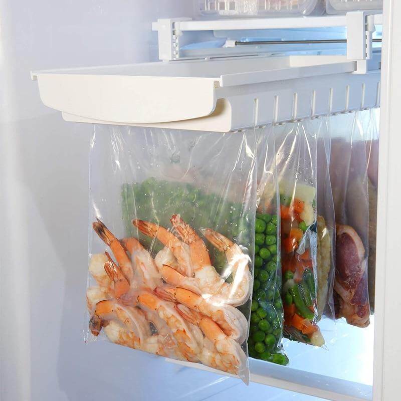 Multi Zip-bag Hanging Fridge Organizer Tray - Image 1