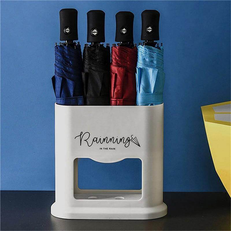 Nordic Oval Entryway Umbrella Holder Rack - Image 1