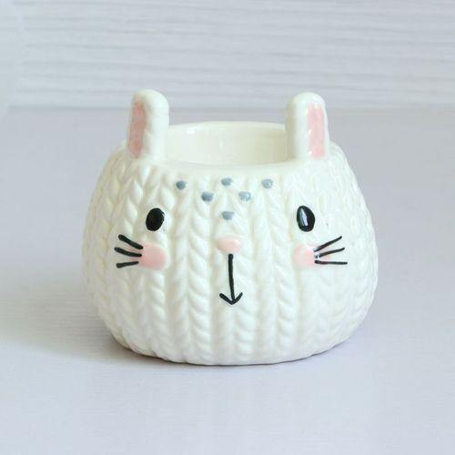 2Pcs Cute Animal Ceramic Breakfast Egg Holder - Image 3
