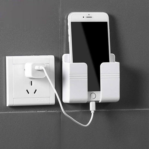 Drill-Free Wall Phone Electronic Holder - Image 0