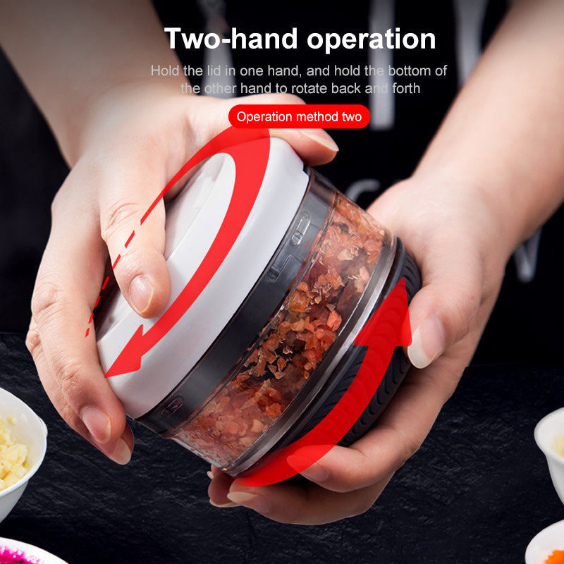 Mini Manual Vegetable Food Chopper - Image 3