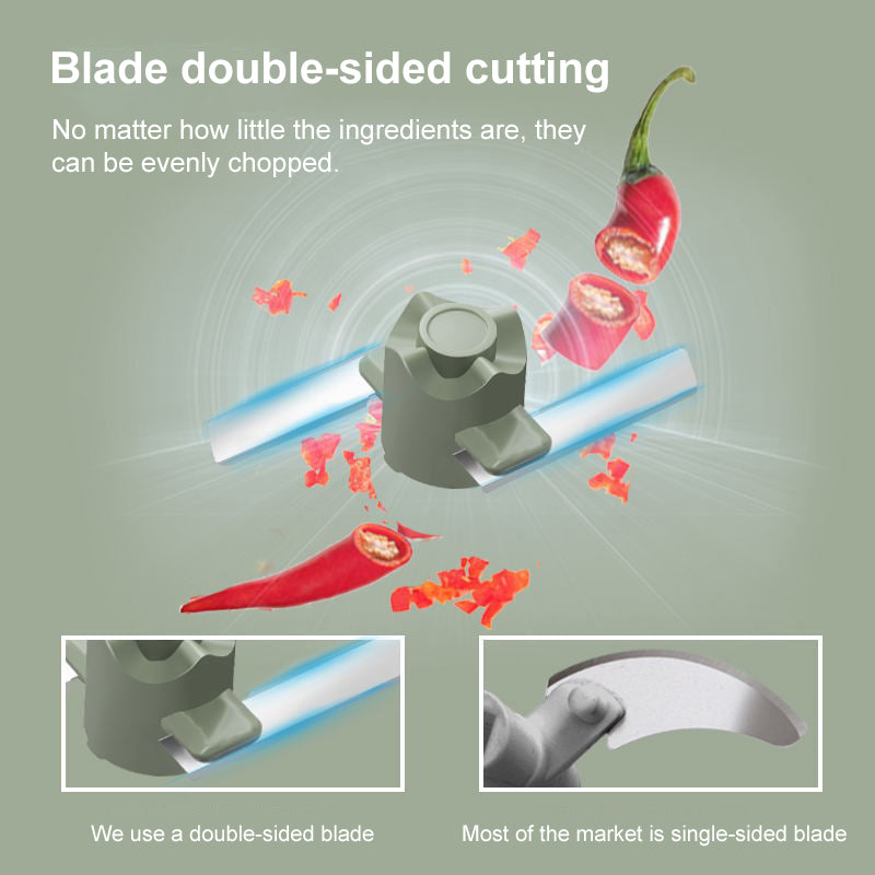 Mini Manual Vegetable Food Chopper - Image 4