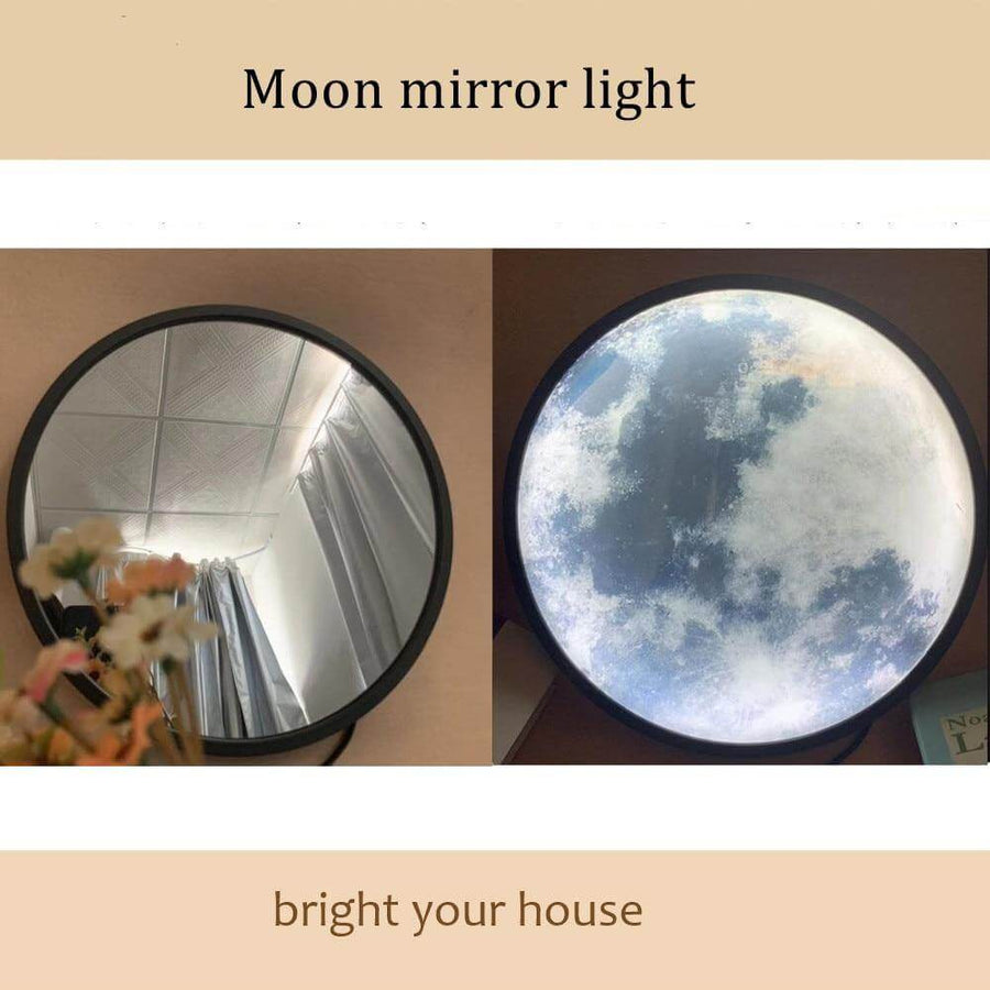 Smart Modern Moon Mirror Wall Lamp - Image 1