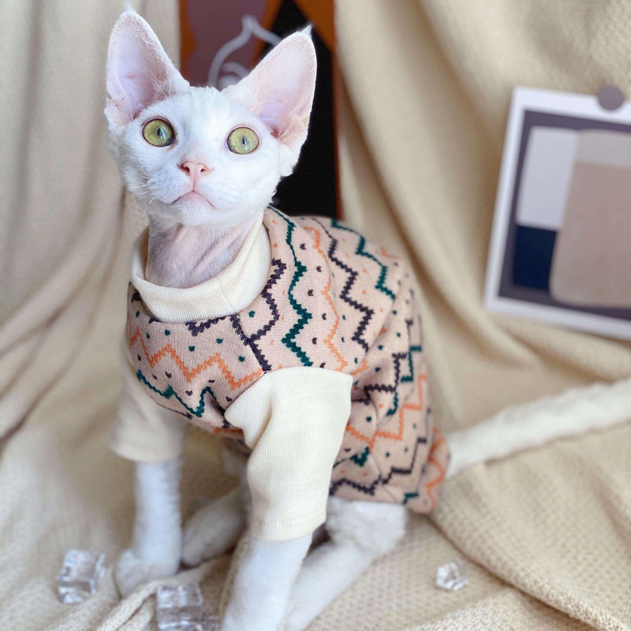 Ethnic Hairless Cat Sweater - Image 6