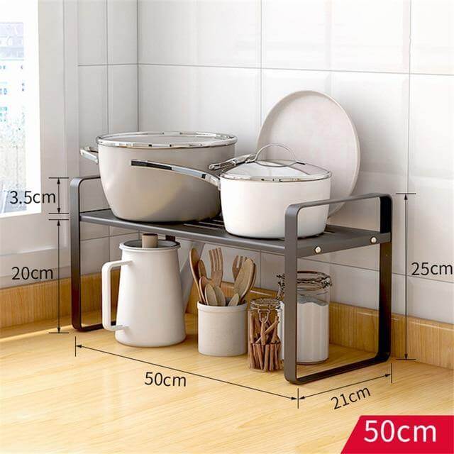 Multi-layer Kitchen Countertop Dish Organizer - Image 7