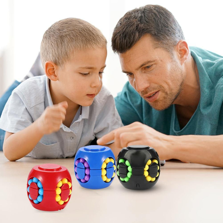 Educational Anti Stress Rotating Cube - Image 1