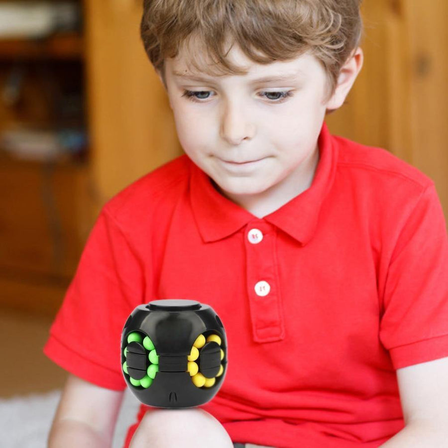 Educational Anti Stress Rotating Cube - Image 2