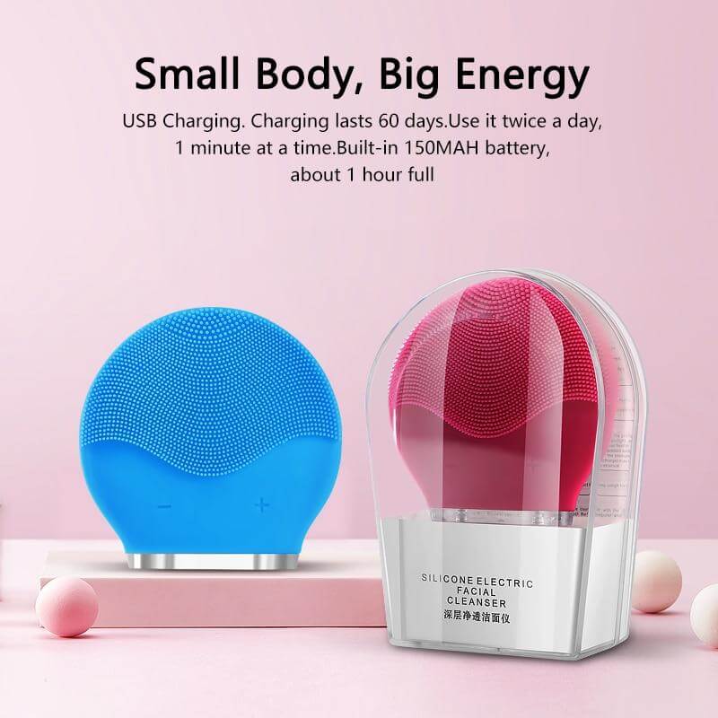 Rechargeable Ultrasonic Facial Cleaner - Image 1