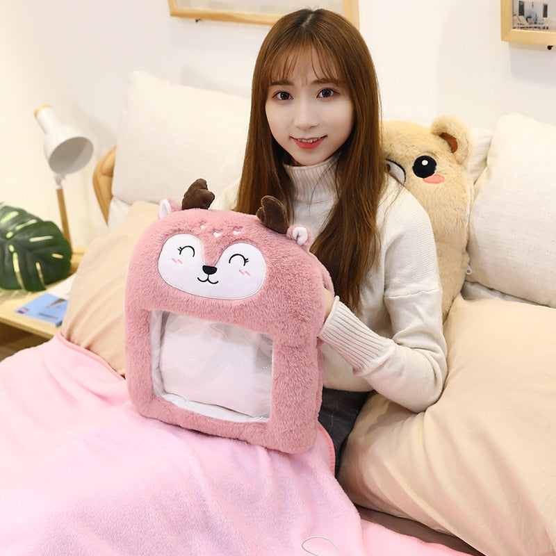 Creative Gaming Cute Hand Warmer Transparent Pillow - Image 2